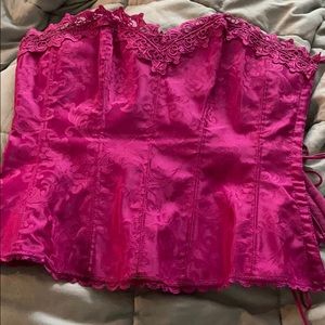 Magenta corset